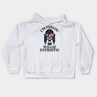 I'm feeling willie patriotic Kids Hoodie